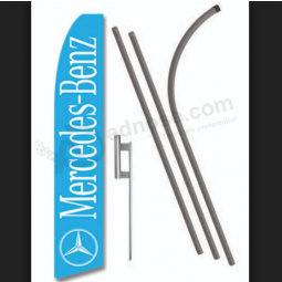 benutzerdefinierte Benz Feder Banner Benz Swooper Flagge Kit
