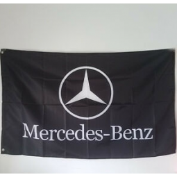 benz motors logo flag 3 'X 5' benz auto banner im freien