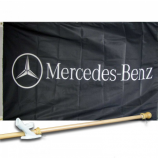3x5ft gestrickte Polyester-Benz-Flaggenfahne für Verkauf