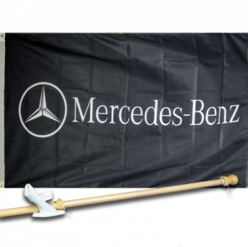 3x5ft knitted polyester benz flag banner for sale