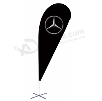 Advertising Benz tear drop flag Benz beach flags