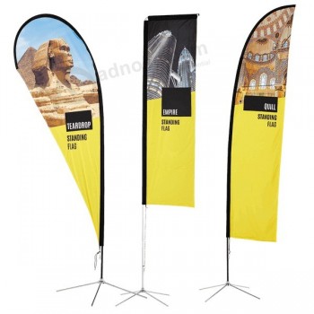 Custom Design Advertising Beach Flag Banner