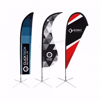 vliegende goedkope teardrop beach vlag banner custom