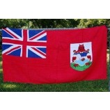 venta al por mayor personalizada mejor calidad bandera de bermudas