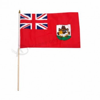 preiswerter Polyester-Fußball 100% trägt Bermuda-Landesflagge zur Schau