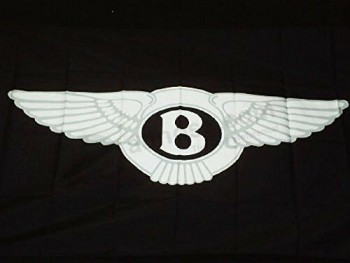 bentley premium logo flag 3' x 5' indoor outdoor automotive banner