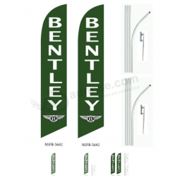 bentley swooper feather banner flag with high quality