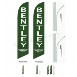 bentley swooper feather banner flagge mit hoher qualität
