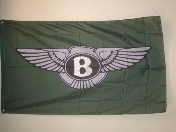 vlag van bentley racing / garage banner, nieuw, fabriek tweede, GEEN retouren