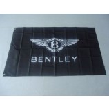 Banner de carreras de coches para banderas negras de bentley 3 pies x 5 pies 90x150 cm