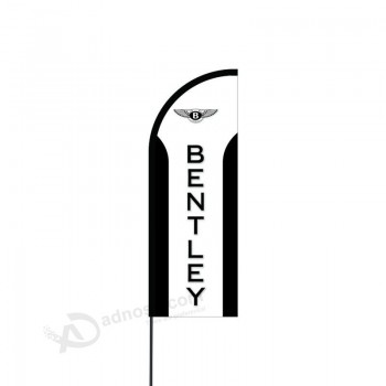 Großhandel benutzerdefinierte Bentley Feder Flagge Flex Banner Carbon Composite Pol Kit