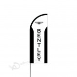 Wholesale custom Bentley Feather Flag Flex Banner Carbon Composite Pole Kit