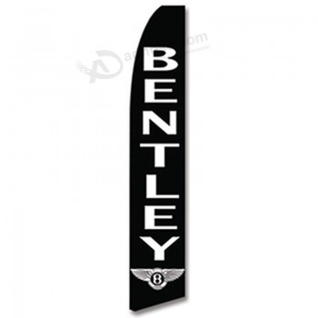 Wholesale custom Bentley Dealership (Black) Feather Flag with high quality