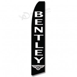 wholesale custom bentley dealership (black) feather flag with high quality