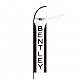 Attractive Outdoor Printed Promotional Business Advertising Bentley Swooper Flutter Feather Flag / Banner