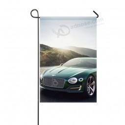 Gartenflagge 2019 Bentley Exp 10 grün Vorderansicht 12x18 Zoll