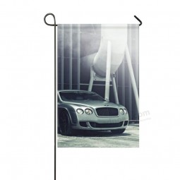 bandiera da giardino bentley ruote opache continentali in vellano 12x18 pollici