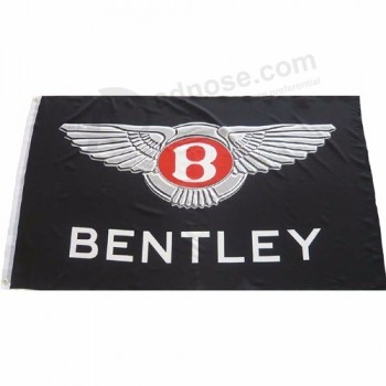 venta al por mayor personalizado bentley racing Car flag 3x5 pies