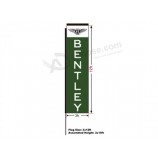 Bentley Automotive Swooper Boomer rechteckige Flagge, Kit mit 15 'Pol und Erdspieß