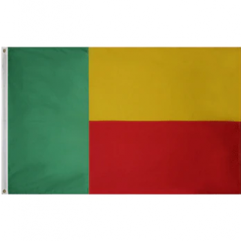 westafrikanische Landesflagge Benin Nationalflagge
