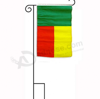 Nationaler Landgarten Flagge Benin Haus Banner