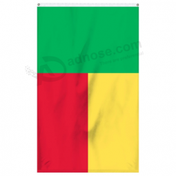 fabriek print 3 * 5ft standaard formaat benin land vlag