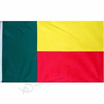 bandeira nacional do benin de poliéster bandeira do país de benin