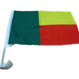 продвижение флаги страны окна автомобиля Бенин с зажимом