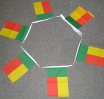 Benin String Flag Sportverein Dekoration hängende Flagge