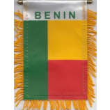 espejo de retrovisor de ventana de coche pequeño personalizado bandera de benin