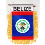 Großhandel benutzerdefinierte hochwertige Belize - Fenster hängen Flagge
