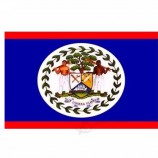 hohe qualität 90 * 150 cm belize nationalflaggen banner für die dekoration