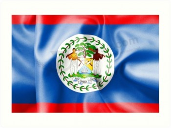 Polyester-Farbsublimation Für den direkten Druck von billiger Nationalflagge Belize Flagge