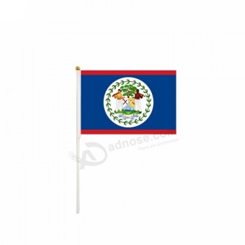 Custom Belize hand flag for decorative