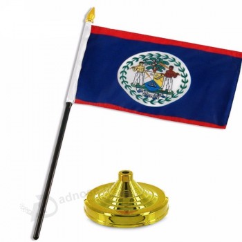 Marine Druck und Handstickerei Belize Flagge