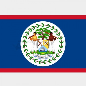 Großhandelscusotm Qualität und dauerhafte Belize-Flagge