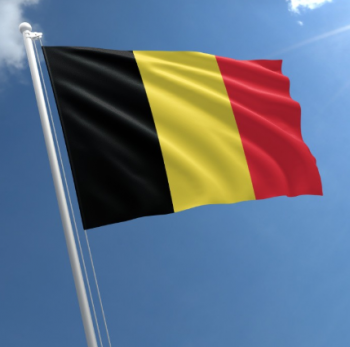 фабричная печать 3 * 5-футовый стандартный размер флаг страны бельгия