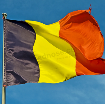 banderas nacionales de poliéster de alta calidad de bélgica
