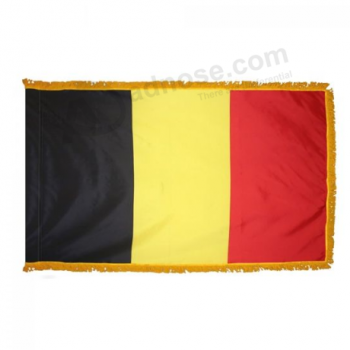 bandera de banderín de borla de poliéster de votiva de Bélgica