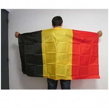 Sportfans Polyester Belgien Körper Cape Flagge