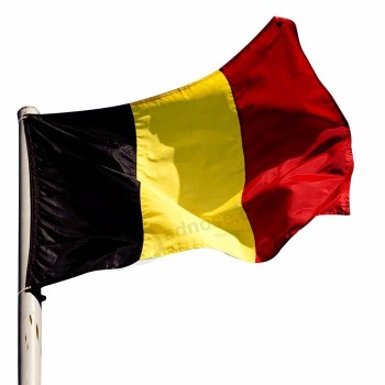 Bandiera belga 3x5ft in tessuto nazionale poliestere poliestere bandiera belga