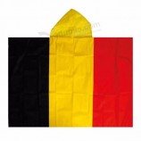 丝网印刷足球迷比利时国旗身体标志海角标志
