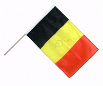 Belgium national hand flag Belgium country stick flag