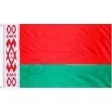 groothandel aangepaste hoge kwaliteit Wit-Rusland vlag 3ftx5ft polyester