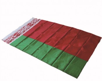 aangepaste 100% polyester wit-rusland nationale vlag