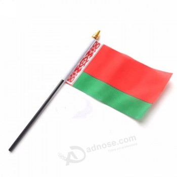 pacote a granel venda quente todos os países bandeira bielorrússia mão bandeira para acenar