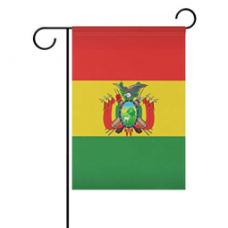 knitted polyester garden decorative bolivia national flag