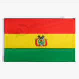 축제 축하 폴리 에스터 볼리비아 국가 깃발
