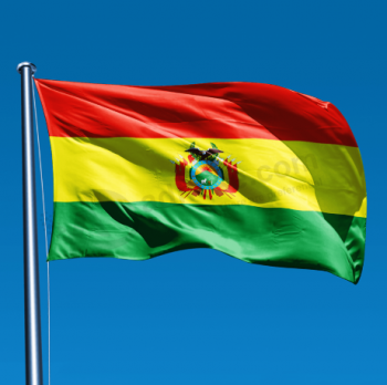 bandeira nacional do país de bilívia de tamanho padrão