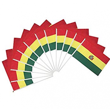 Заводская цена декоративные Боливия рука маленький флаг